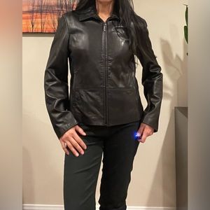 Where Edge Meets Elegance …Nine West's 100% Genuine Leather Jacket